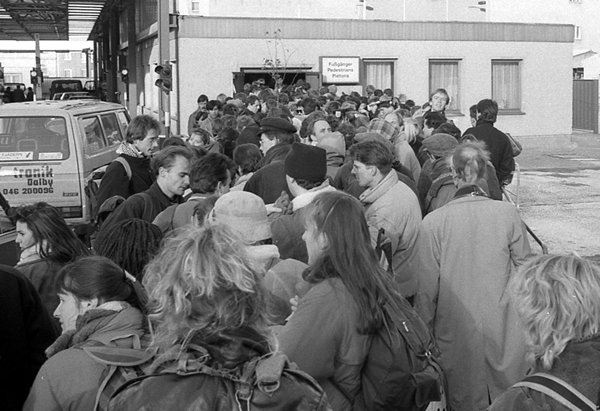 Fall of the Berlin Wall, November 1989