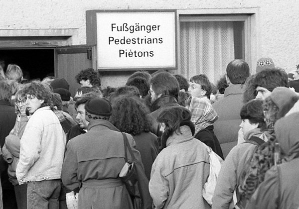 Fall of the Berlin Wall, November 1989