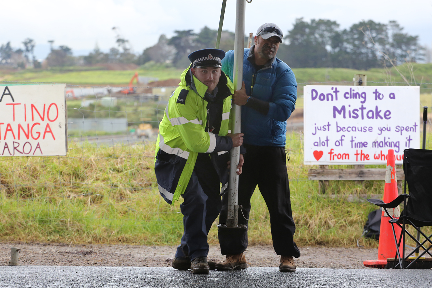 Maori Land Protest : Ihumatao : Auckland : New Zealand : Richard Moore : Journalist : Photographer :
