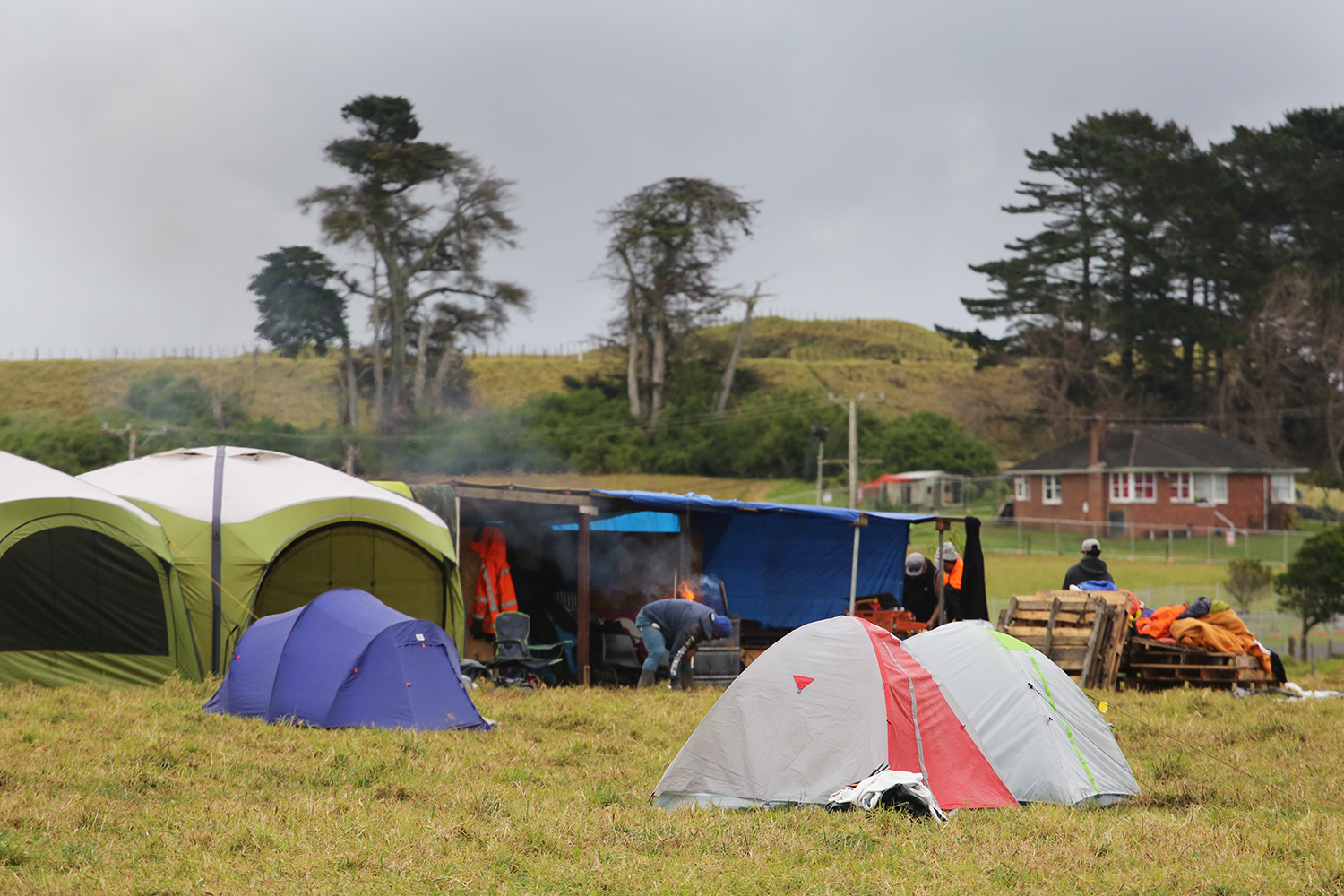 Maori Land Protest : Ihumatao : Auckland : New Zealand : Richard Moore : Journalist : Photographer :