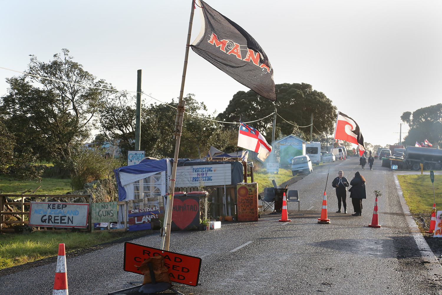 Maori Land Protest : Ihumatao : Auckland : New Zealand : Richard Moore : Journalist : Photographer :
