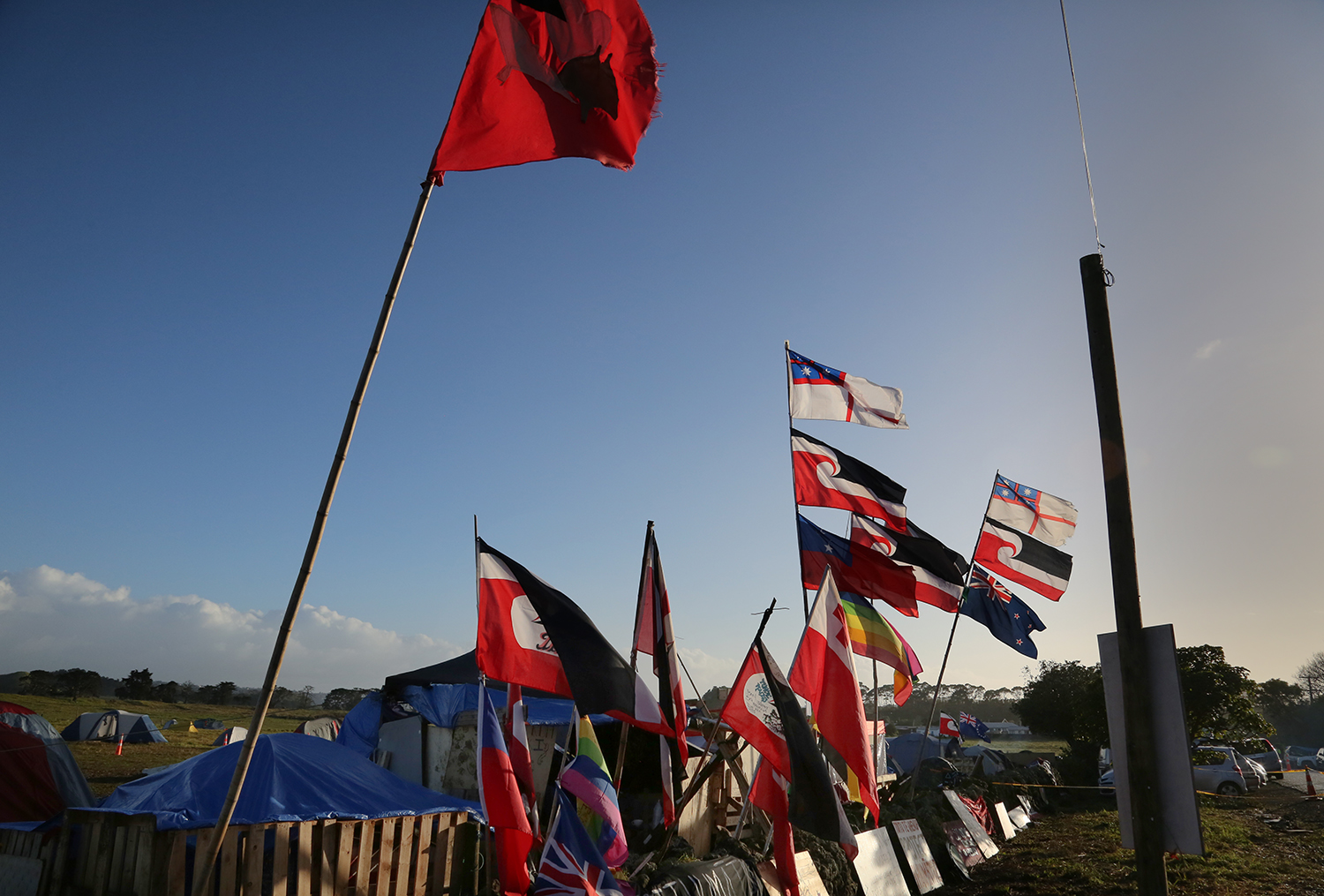Maori Land Protest : Ihumatao : Auckland : New Zealand : Richard Moore : Journalist : Photographer :
