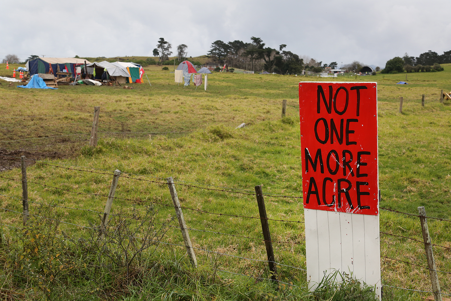 Maori Land Protest : Ihumatao : Auckland : New Zealand : Richard Moore : Journalist : Photographer :