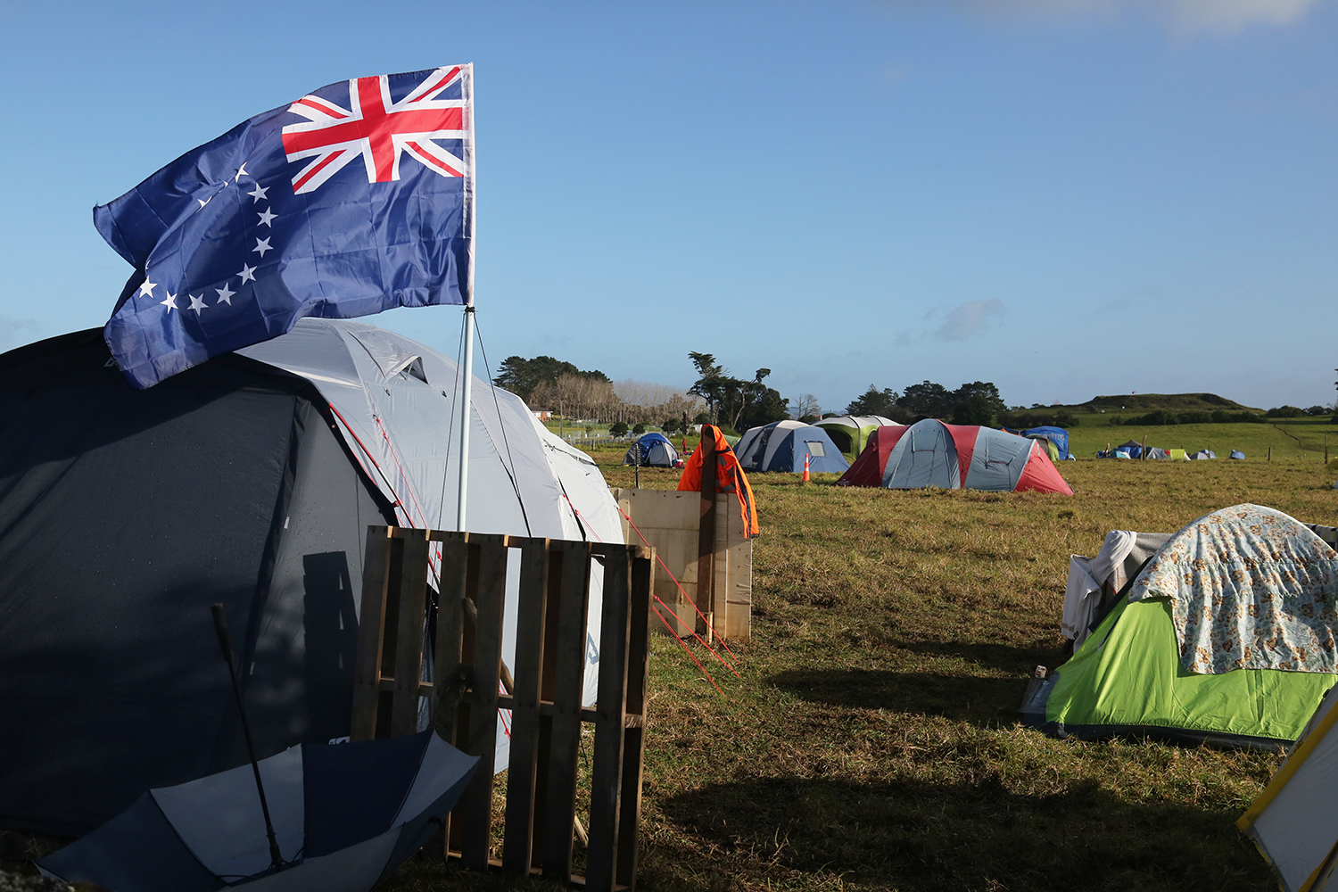 Maori Land Protest : Ihumatao : Auckland : New Zealand : Richard Moore : Journalist : Photographer :
