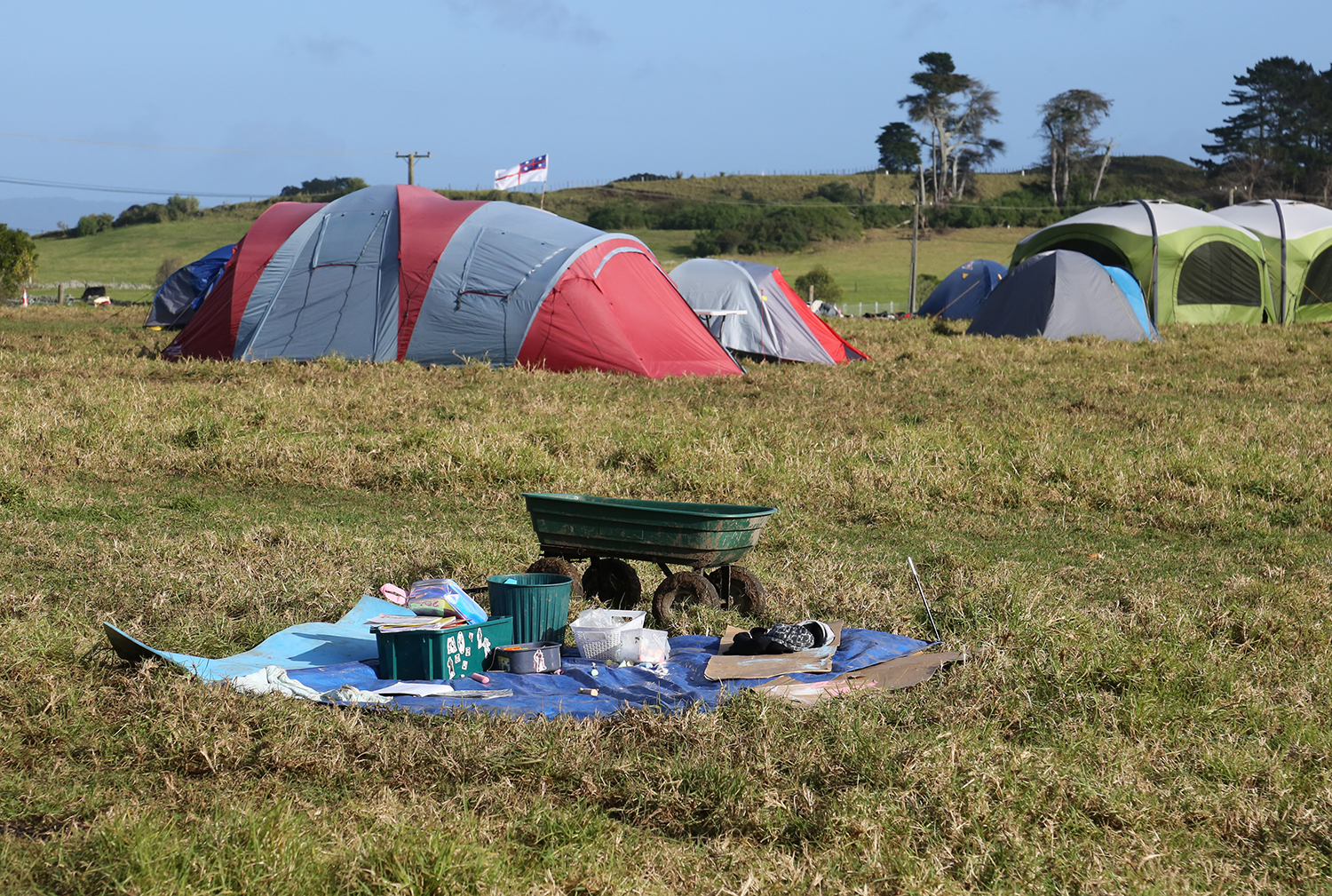 Maori Land Protest : Ihumatao : Auckland : New Zealand : Richard Moore : Journalist : Photographer :