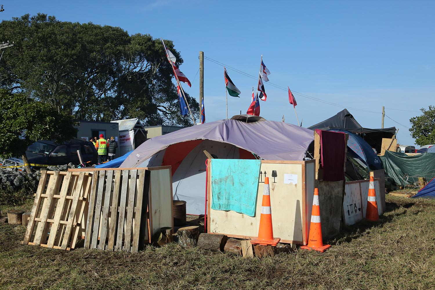 Maori Land Protest : Ihumatao : Auckland : New Zealand : Richard Moore : Journalist : Photographer :