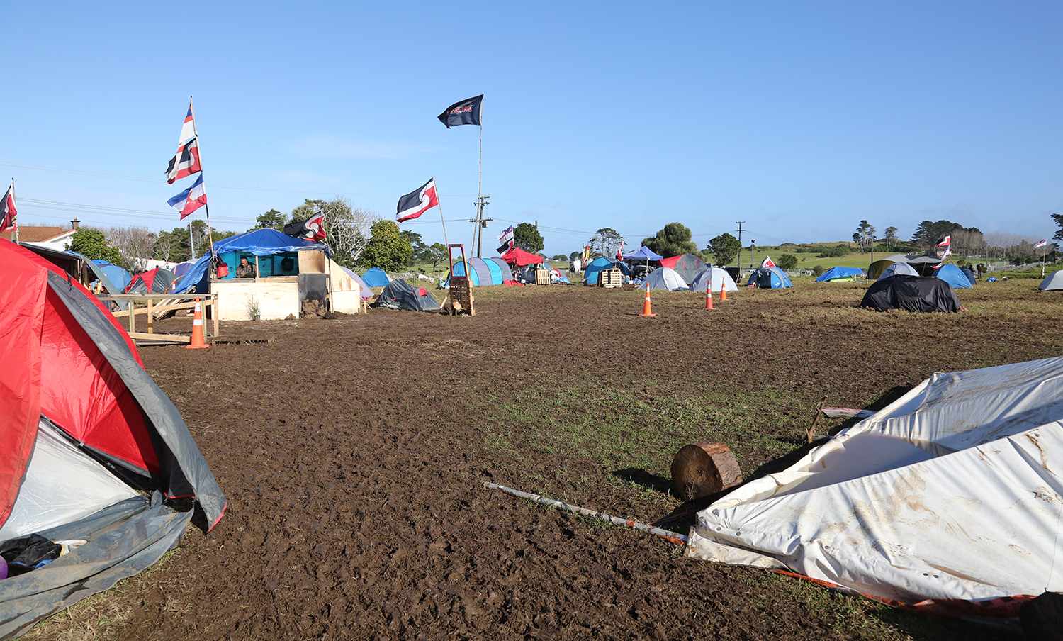 Maori Land Protest : Ihumatao : Auckland : New Zealand : Richard Moore : Journalist : Photographer :