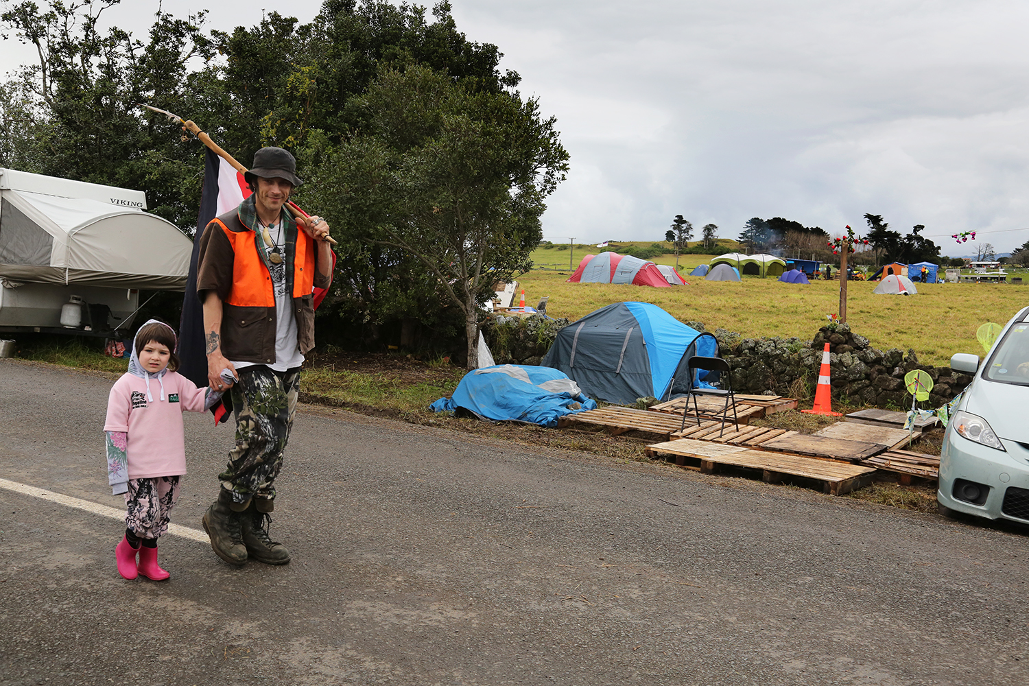Maori Land Protest : Ihumatao : Auckland : New Zealand : Richard Moore : Journalist : Photographer :