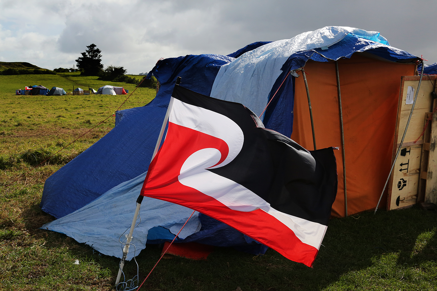 Maori Land Protest : Ihumatao : Auckland : New Zealand : Richard Moore : Journalist : Photographer :