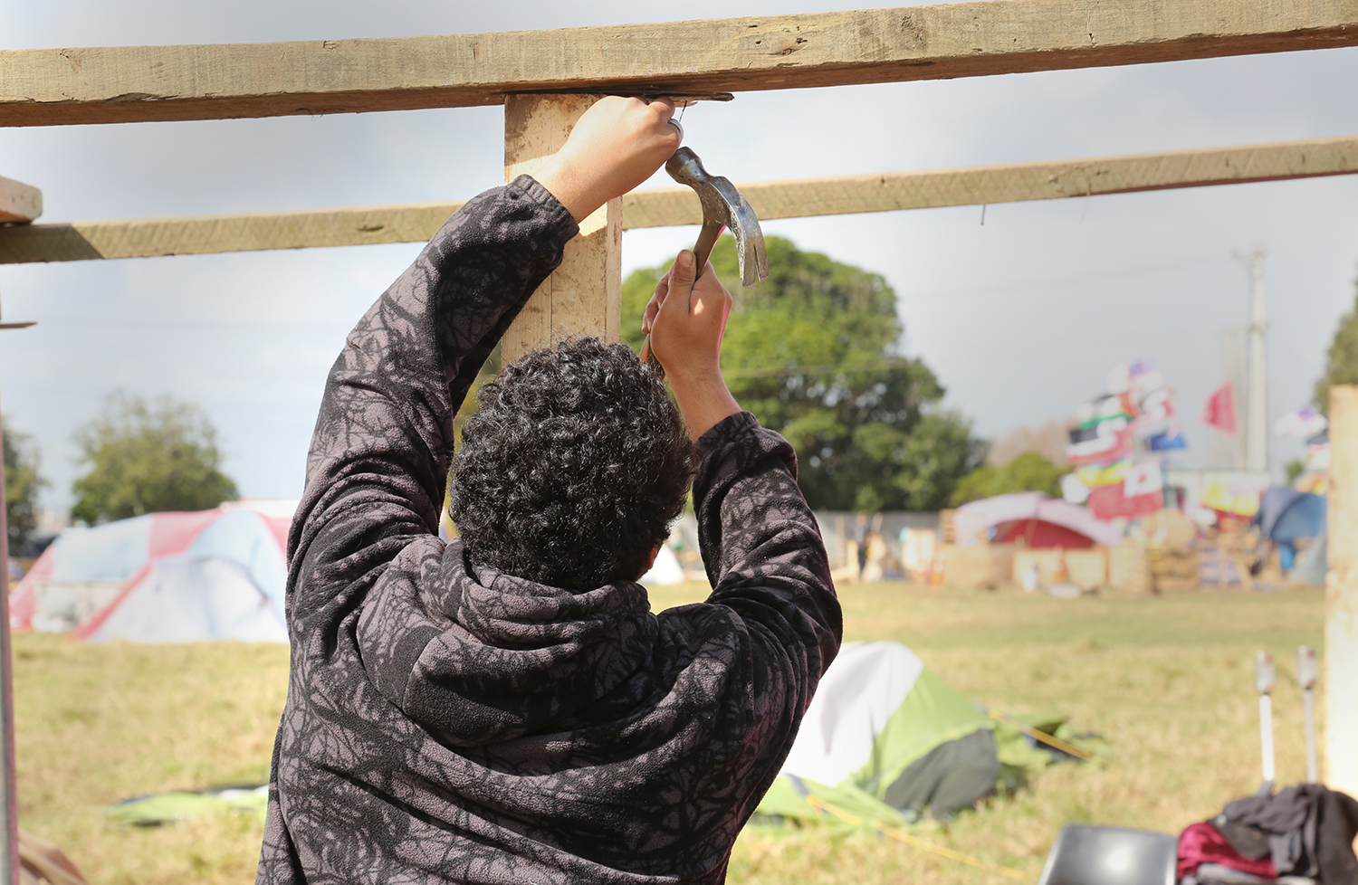 Maori Land Protest : Ihumatao : Auckland : New Zealand : Richard Moore : Journalist : Photographer :