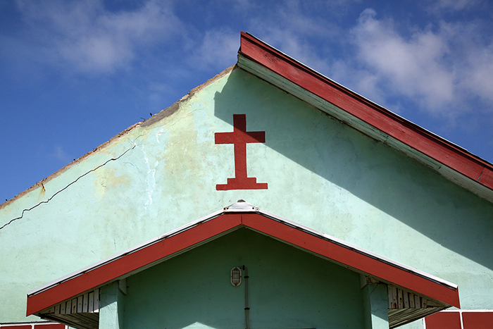 Cyclone Winston damage. Yasawa  Islands, Fiji