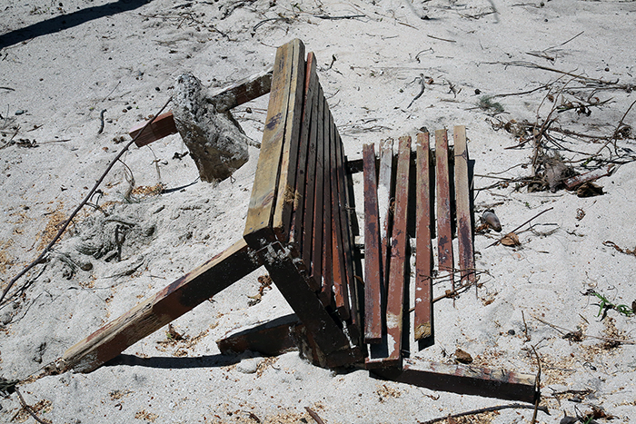 Cyclone Winston damage. Yasawa  Islands, Fiji