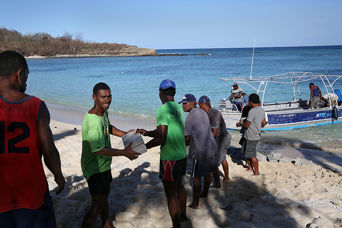 Cyclone Winston damage. Yasawa  Islands, Fiji