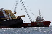 Rena Oil Spill Disaster, Tauranga, NZ