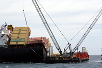 Rena Oil Spill Disaster, Tauranga, NZ