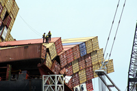 Rena Oil Spill Disaster, Tauranga, NZ