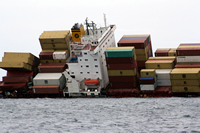 Rena Oil Spill Disaster, Tauranga, NZ