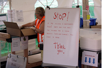 Oiled Wildlife Centre, Rena Oil Spill Disaster, Tauranga, NZ