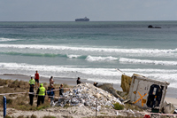 Rena Oil Spill Disaster, Tauranga, NZ