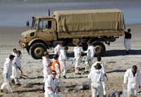 Rena Oil Spill Disaster, Tauranga, NZ