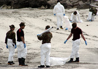 Rena Oil Spill Disaster, Tauranga, NZ