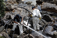 Rena Oil Spill Disaster, Tauranga, NZ