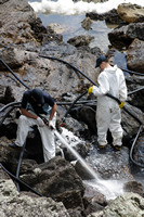 Rena Oil Spill Disaster, Tauranga, NZ