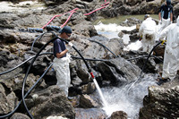 Rena Oil Spill Disaster, Tauranga, NZ