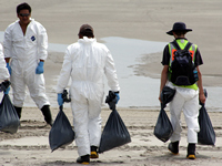 Rena Oil Spill Disaster, Tauranga, NZ