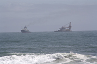 Rena Oil Spill Disaster, Tauranga, NZ