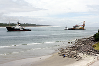 Rena Oil Spill Disaster, Tauranga, NZ