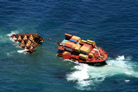 Rena Oil Spill Disaster, Tauranga, NZ