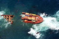 Rena Oil Spill Disaster, Tauranga, NZ