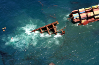 Rena Oil Spill Disaster, Tauranga, NZ