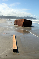 Rena Oil Spill Disaster, Tauranga, NZ