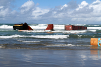 Rena Oil Spill Disaster, Tauranga, NZ