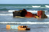 Rena Oil Spill Disaster, Tauranga, NZ