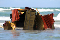 Rena Oil Spill Disaster, Tauranga, NZ