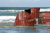 Rena Oil Spill Disaster, Tauranga, NZ