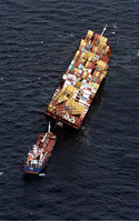 Rena Oil Spill Disaster, Tauranga, NZ
