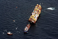 Rena Oil Spill Disaster, Tauranga, NZ