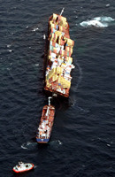 Rena Oil Spill Disaster, Tauranga, NZ