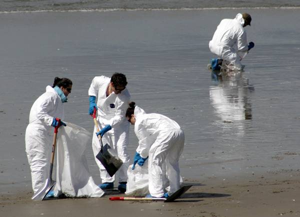 Rena Disaster, Oil Spill, Tauranga, New Zealand