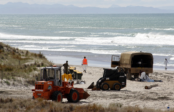 Rena Disaster, Oil Spill, Tauranga, New Zealand
