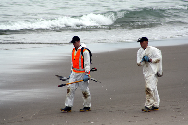 Rena Disaster, Oil Spill, Tauranga, New Zealand