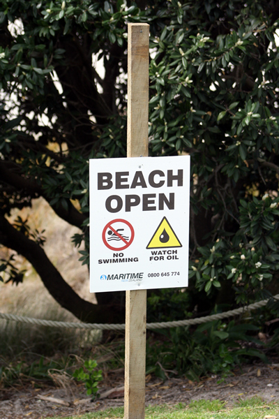 Rena Disaster, Oil Spill, Tauranga, New Zealand