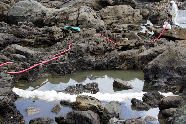 Rena Disaster, Oil Spill, Tauranga, New Zealand