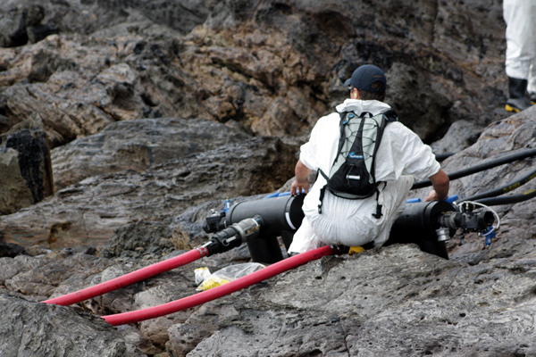 Rena Disaster, Oil Spill, Tauranga, New Zealand