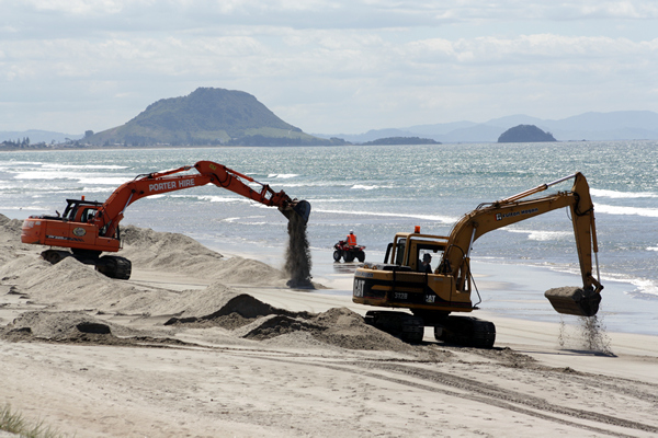 Rena Disaster, Oil Spill, Tauranga, New Zealand