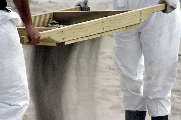 Richard Moore, On Papamoa Beach, Rena Disaster, Oil Spill, Tauranga, New Zealand